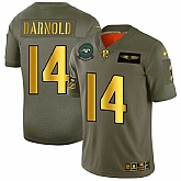 Nike Jets 14 Sam Darnold 2019 Olive Gold Salute To Service Limited Jersey Dyin,baseball caps,new era cap wholesale,wholesale hats